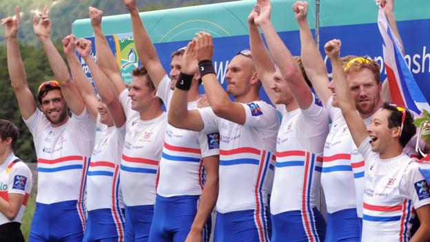 World Rowing Championships: Britain's eight beat Germany - BBC Sport