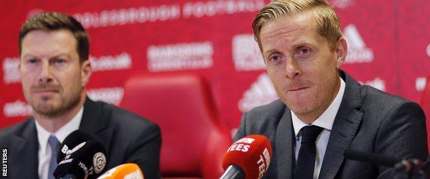 New Middlesbrough manager Garry Monk
