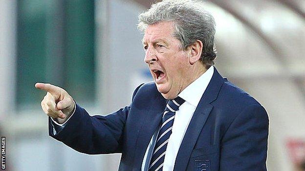 Roy Hodgson on the touchline