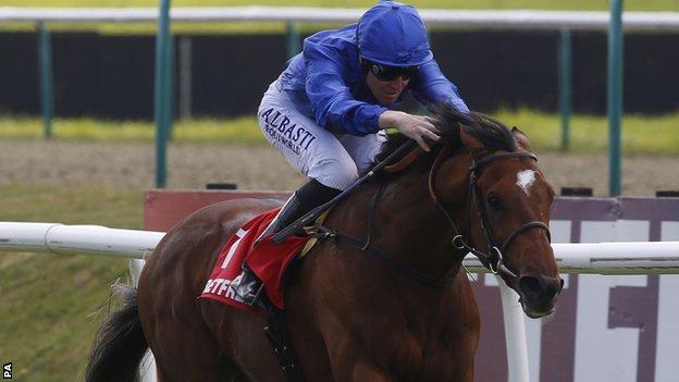 Epsom Derby Trial: Best Solution wins for Godolphin at Lingfield - BBC ...