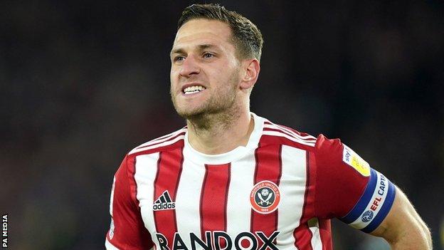 Billy Sharp's double took him to four in three games, 12 for the season, 123 for the Blades and 261 in his career