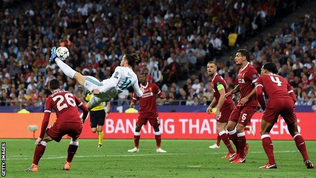 Real Madrid 3-1 Liverpool: Gareth Bale scores stunning goal in Champions  League final, Football News