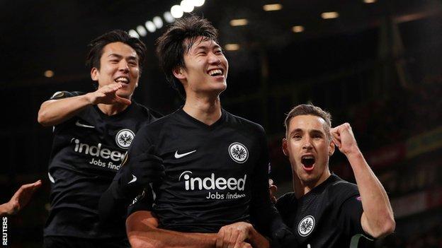 Arsenal 1 2 Eintracht Frankfurt Kamada Double Adds To Unai Emery Woes c Sport