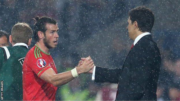 Gareth Bale and Chris Coleman