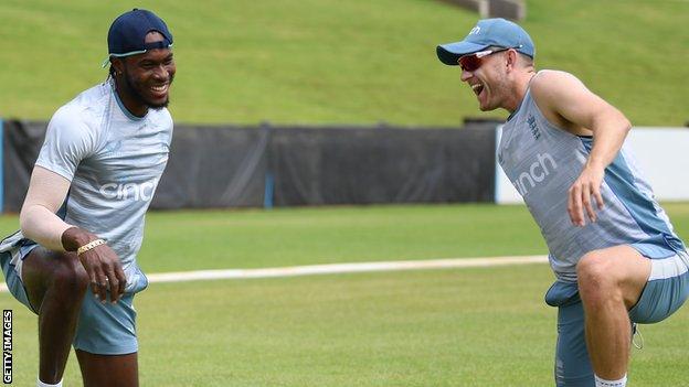 Jofra Archer and Olly Stone