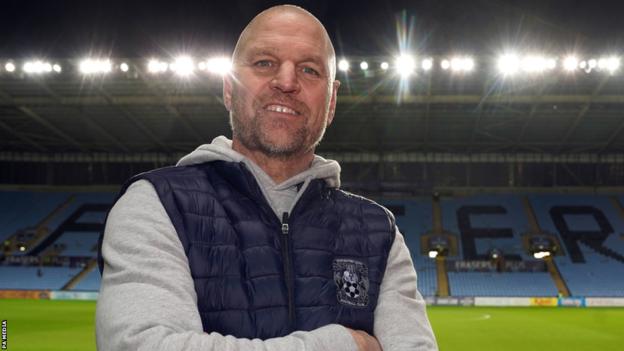 Former Coventry City defender David Busst who is now the club's head of community