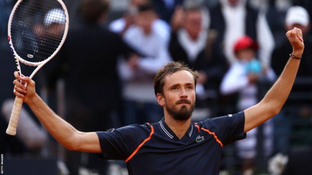 Medvedev makes his mark on clay by beating Rune for Italian Open title