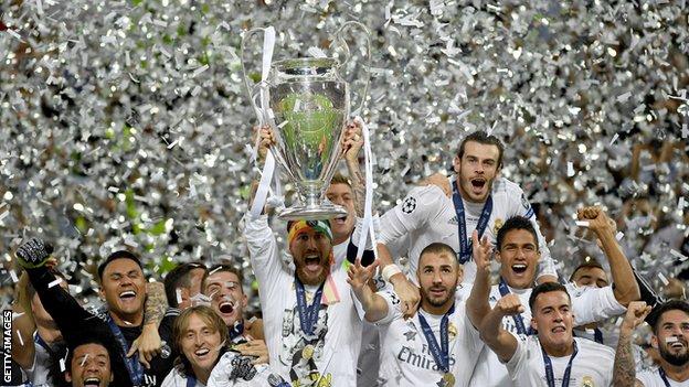 Real Madrid win Champions League