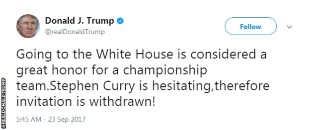 Donald Trump: LeBron James calls 