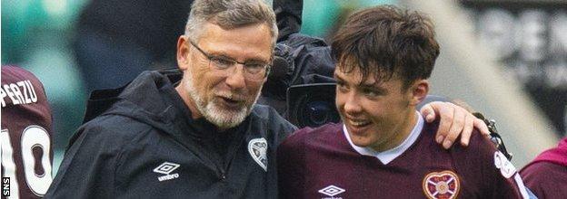 Former Hearts boss Craig Levein gave Hickey his Hearts debut