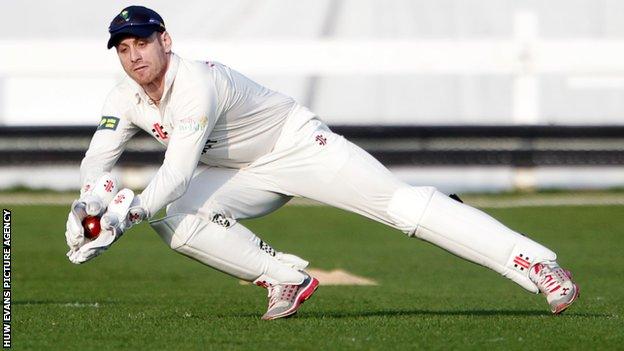 Glamorgan wicket-keeper Mark Wallace