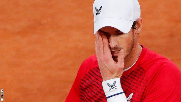 Andy Murray after his French Open defeat by Stan Wawrinka