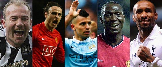 Alan Shearer, Dimitar Berbatov, Andy Cole and Jermain Defoe are are the only other players to score five goals in one Premier League match