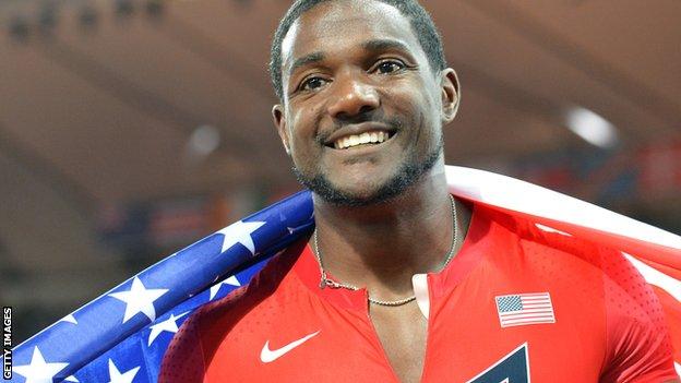 Justin Gatlin is favourite to win double gold at the World Championships