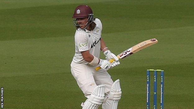 Surrey skipper Rory Burns hit the winning runs to clinch the title at The Oval