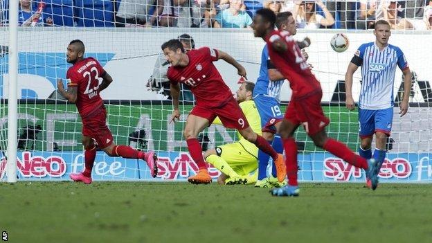 Bayern Munich celebrate goal