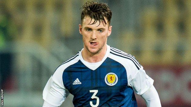 Scotland U21 defender Kyle Cameron