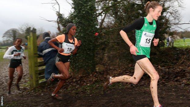 Fionnuala McCormack (right) has twice won the women's race at Greenmount