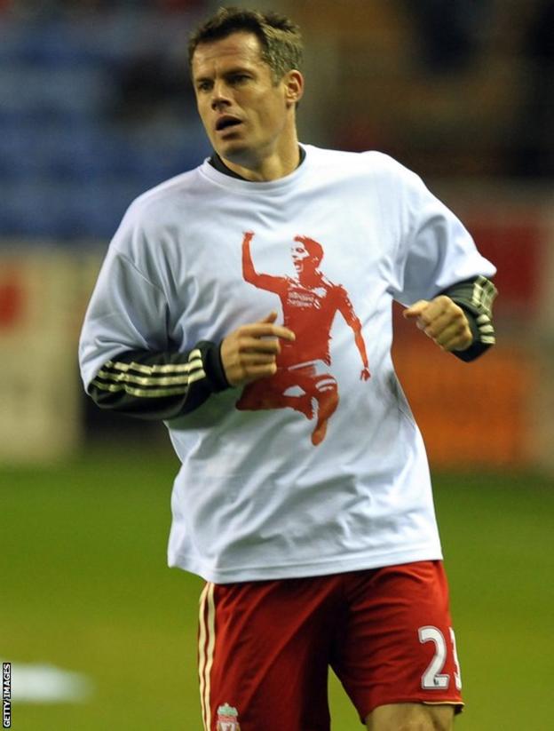 Jamie carragher liverpool champions best sale t shirt