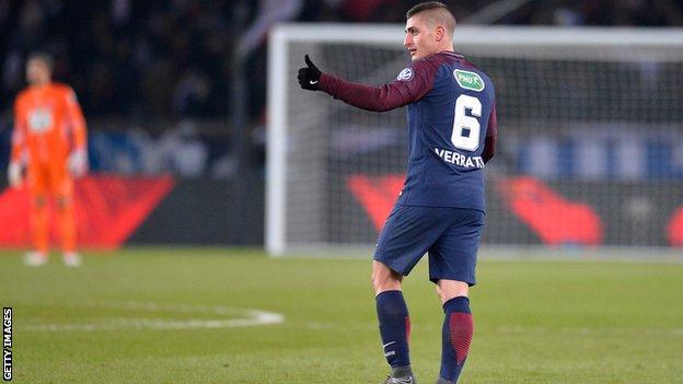 Paris St Germain Marco Verratti Signs Contract Extension Until 2024 Bbc Sport