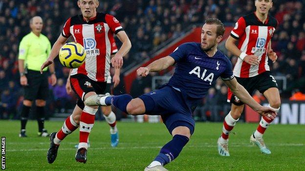 Tottenham forward Harry Kane