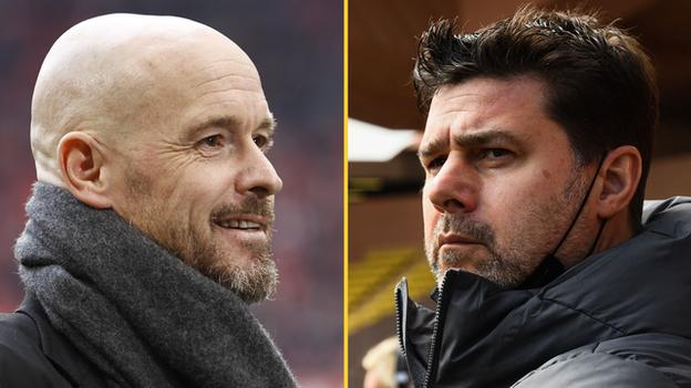 Ajax manager Erik ten Hag and PSG boss Mauricio Pochettino