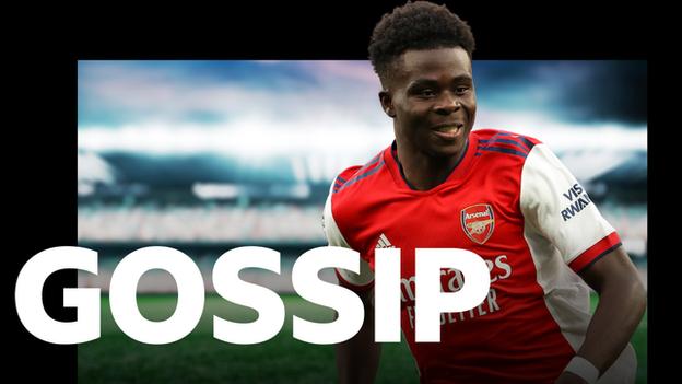 Bukayo Saka gossip graphic