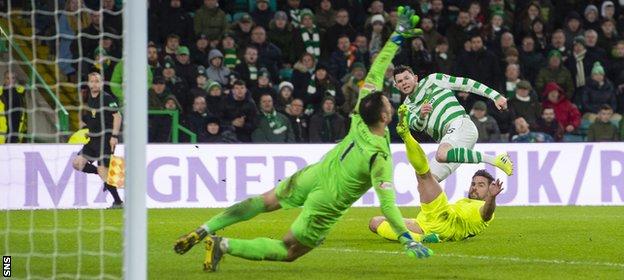 Oliver Burke's goal was his third in six games since signing on loan last month