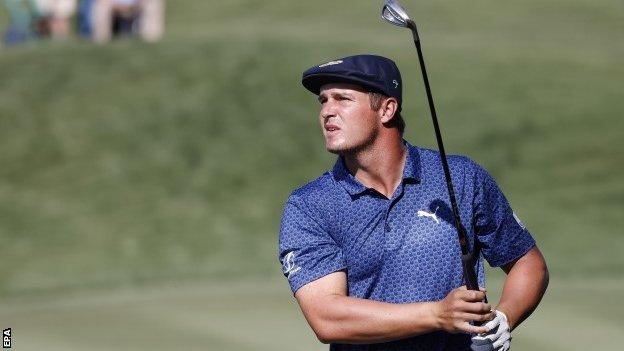 Bryson DeChambeau during round two of the Players Championship