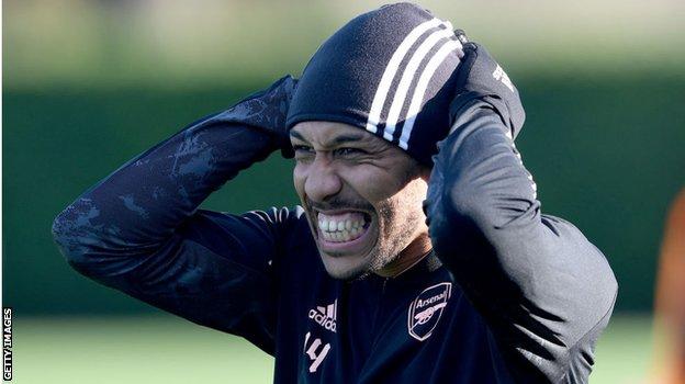 Arsenal striker Pierre-Emerick Aubameyang