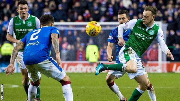 Brandon Barker caused Rangers problems with his pace