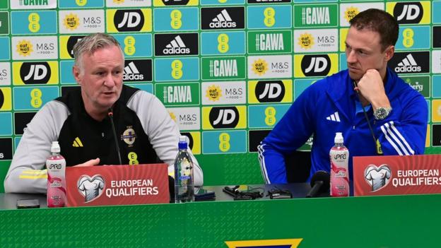 Neither manager Michael O'Neill and captain Jonny Evans faced the media on Friday