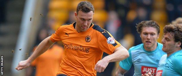 Kevin McDonald (left) in action for Wolves