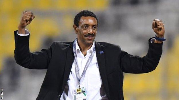 Ethiopian coach Abraham Mebratu