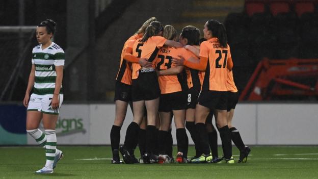 Priscilla Chinchilla is swarmed by teammates as she puts City in pole position