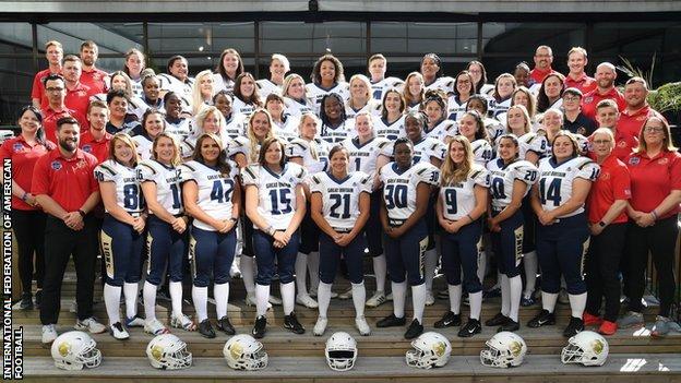 Great Britain women to face USA in American football world championship  final - BBC Sport