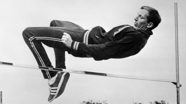 Dick Fosbury revolutionized the high jump with "Fosbury flop" Method