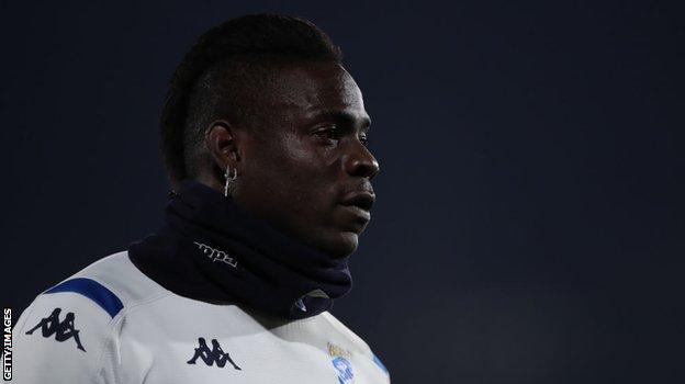 Mario Balotelli in action for Brescia