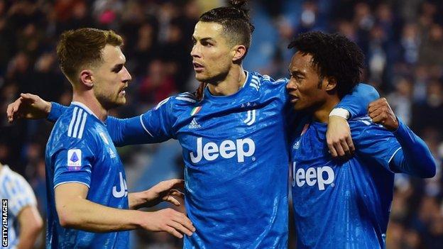 Juventus are top of Serie A by one point before they host third placed Inter