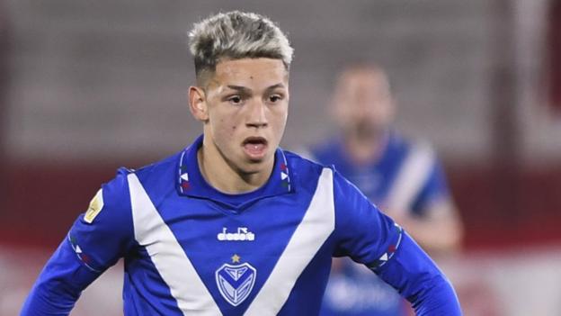 Velez Sarsfield forward Gianluca Prestianni