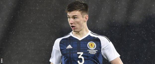 Celtic and Scotland left-back Kieran Tierney