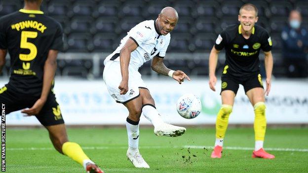 Andre Ayew Swansea City To Discuss Future With Forward Bbc Sport