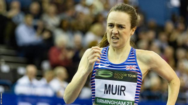 Laura Muir won the 1000m at the World Indoor Tour Final in Birmingham last week