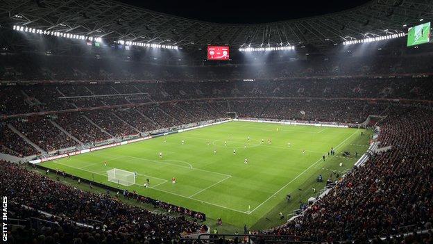 Europa League Puskas Arena In Budapest To Host 2022 Final Bbc Sport