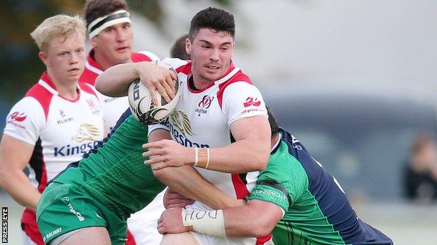 Sammy Arnold played for Ulster against Oyonnax in France last month