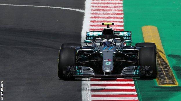 Valtteri Bottas of Mercedes