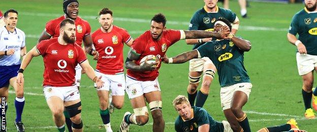 Lions' Maro Itoje strikes first in battle with South Africa's Faf