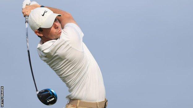 Rory McIlroy at the US Open at Torrey Pines