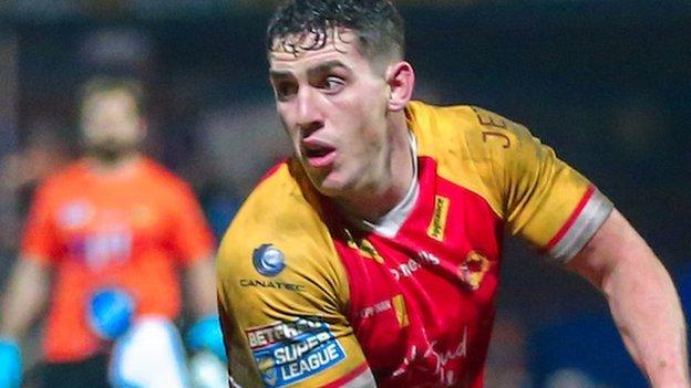 Former Widnes forward Matt Whitley scored his first tries for Catalans since August 2019