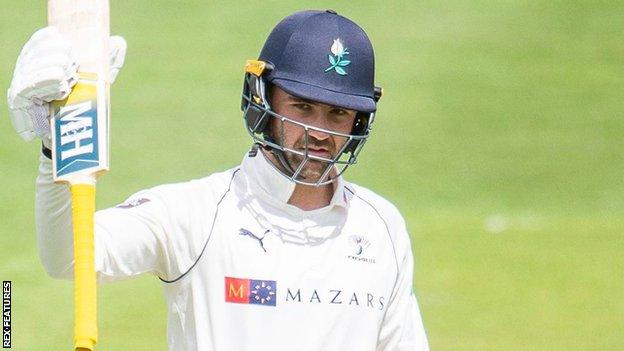 Yorkshire opener Will Fraine